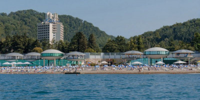 Описание пляжа отеля Спутник в мкр. Хоста, отзывы, фотографии, как проехать Описание пляжа отеля Спутник в мкр. Хоста, отзывы, фотографии, как проехать